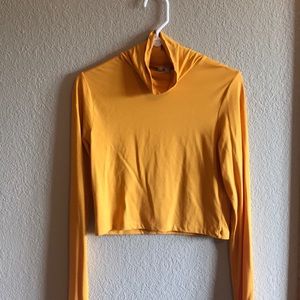 Cropped Turtleneck Shirt